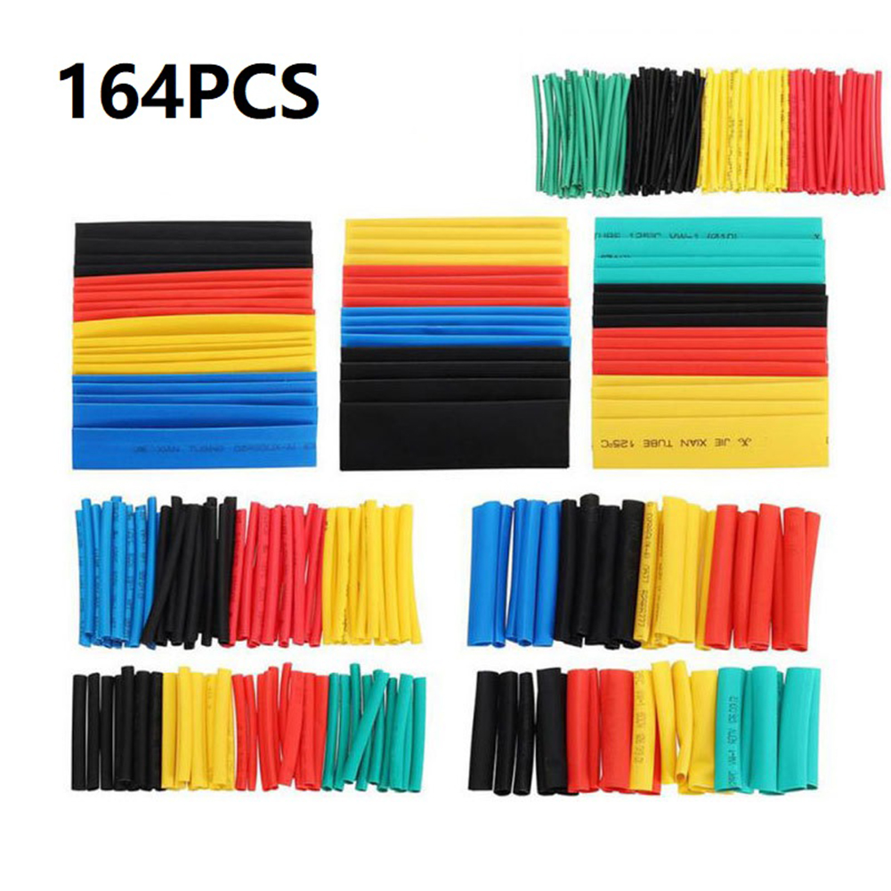 Heat Shrink Tubing - 164 шт., комплект термоусадочных трубок, термостойкие