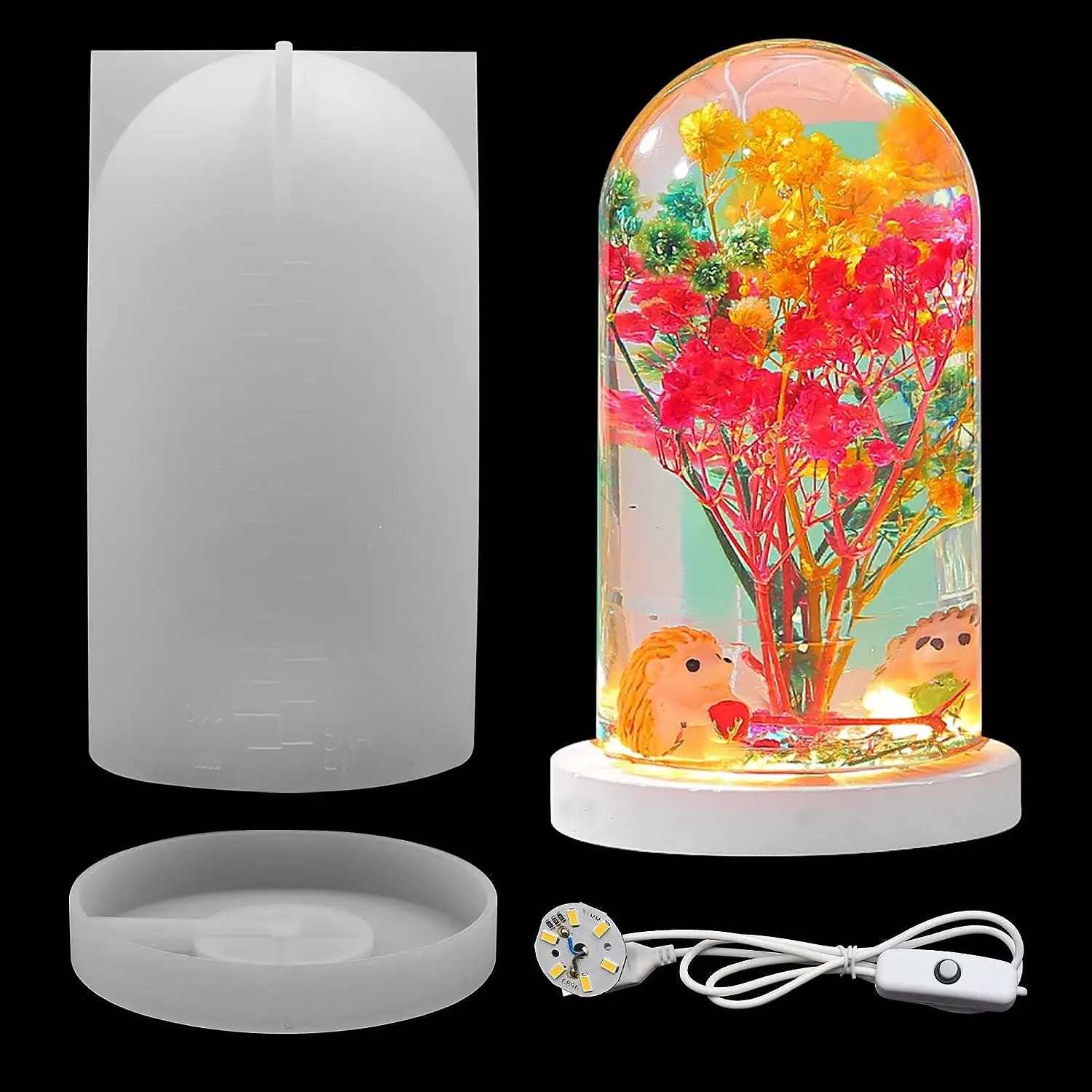 Diy Lamp Electronics - DIY кристаллическая форма для эпоксидной смолы,