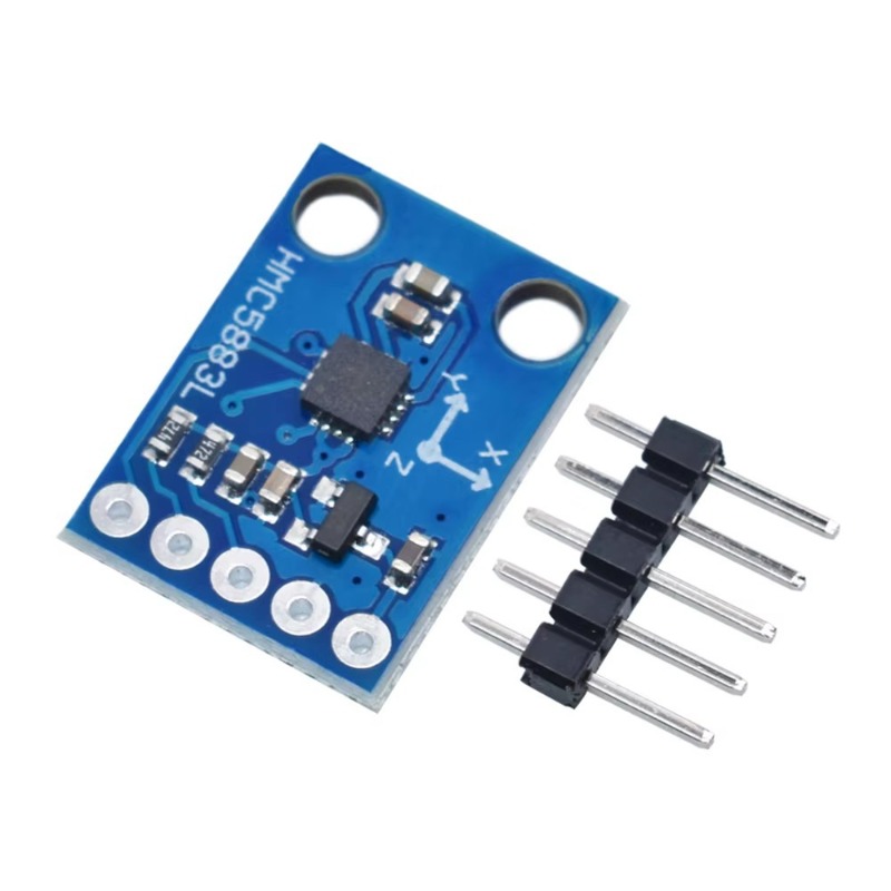 Diy Electronics Test Equipment - Трехосный магнитометрический модуль GY-273 QMC5883P, цифровой