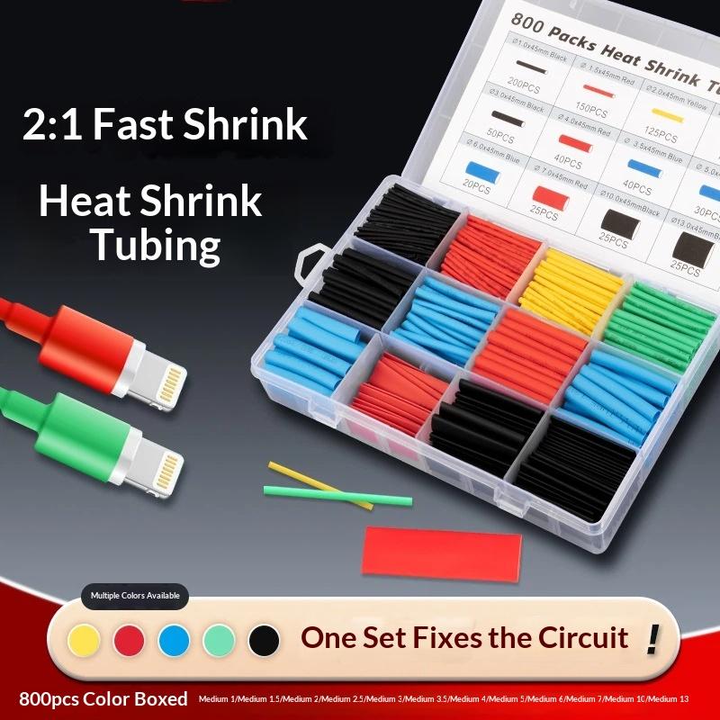 Набор термоусадочных трубок: в – обзор и цена Heat Shrink Tubing