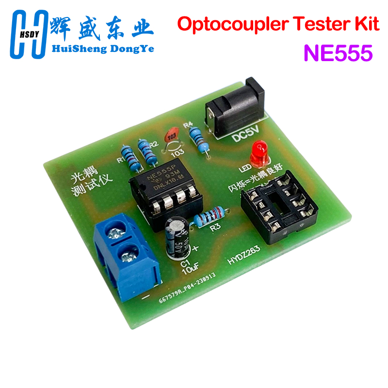 Комплект тестера оптопары 555, – обзор и цена Diy Electronics Test Equipment