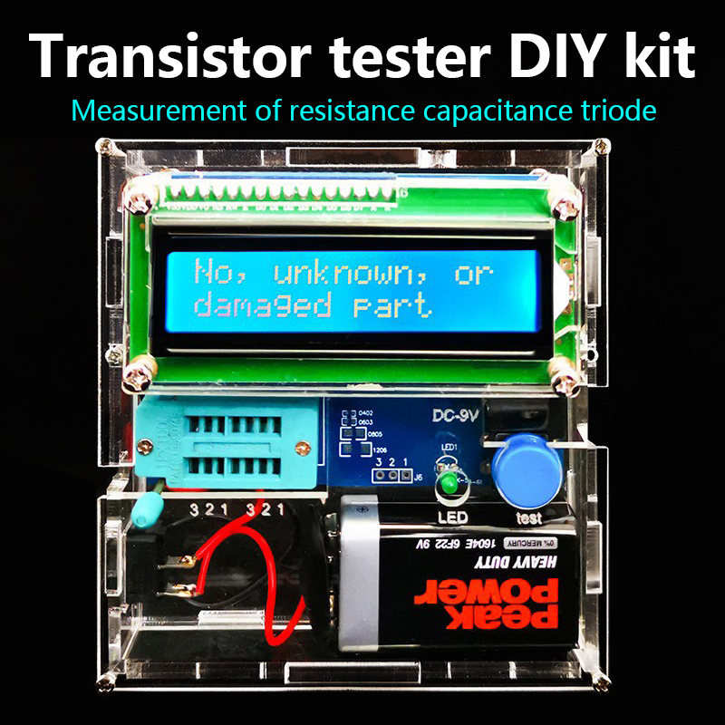 Комплект тестера транзисторов, – обзор и цена Diy Electronics Test Equipment