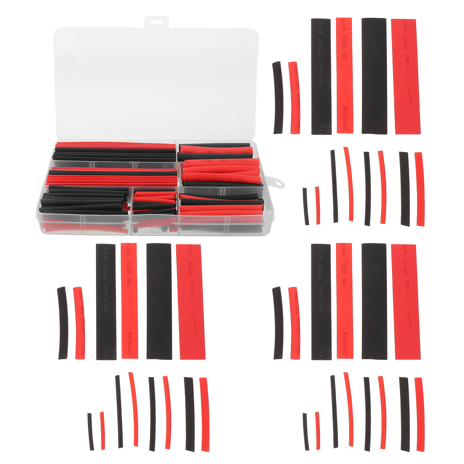 300 шт. термоусадочных трубок  – обзор и цена Heat Shrink Tubing