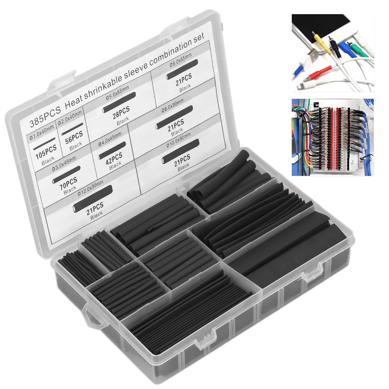 Набор термоусадочных трубок из – обзор и цена Heat Shrink Tubing